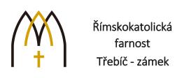 Logo Nadcházející pořad bohoslužeb - Římskokatolická farnost Třebíč-zámek